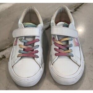 Polo Ralph Lauren Kids White Rainbow Sayer Shoes US 11